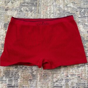 Colsie Kids Pajama Shorts, Size S, Red